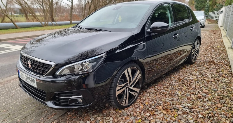 Peugeot 308 cena 58999 przebieg: 78000, rok produkcji 2019 z Polkowice małe 497